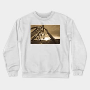 Sepia sunset. Crewneck Sweatshirt